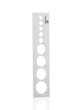 Phi Areola Circle Measure Stencil
