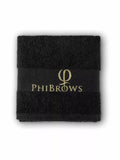 PhiBrows Towel black