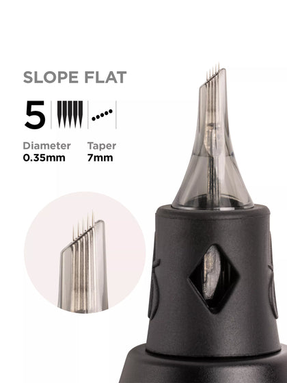 Phi Black Cartridge 0.35 5SF, 7mm taper - 10pcs