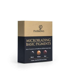 PhiBrows Microblading Basic Pigment Collection SUPER