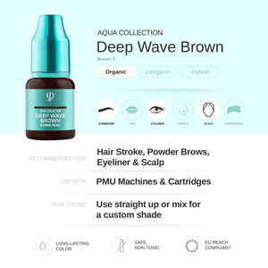 Deep Wave Brown PMU Pigment 10ml