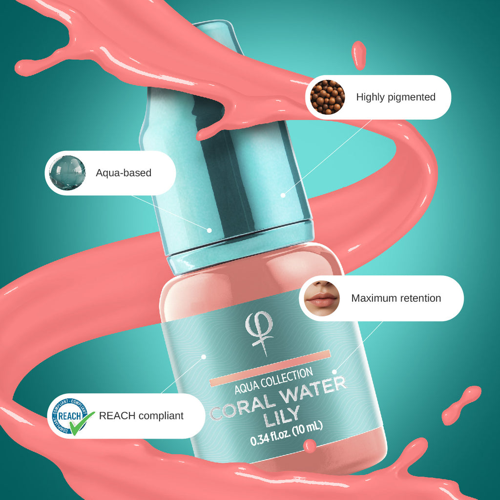 Coral Water Lily PMU Pigment 10ml