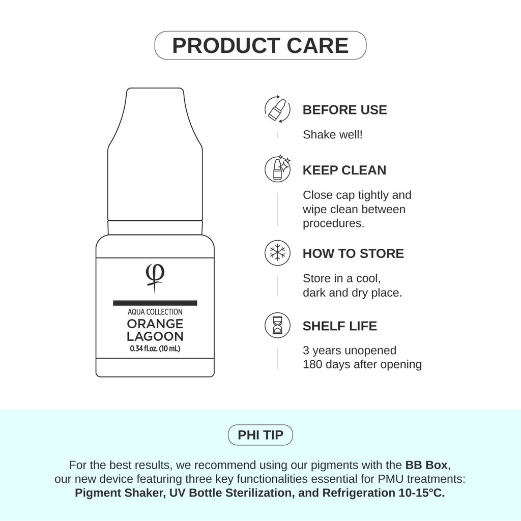 Orange Lagoon PMU pigment 10ml