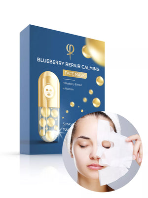 Blueberry Repair Calming Face Mask 1 x 5pcs
